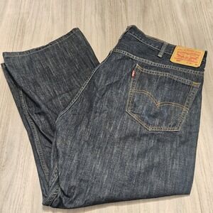 Levis 569 Blue Jeans Mens 42"x30" On Tag.‎ Measures 42"x26.5.